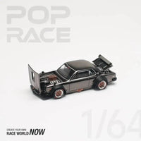 Thumbnail for Pop Race 1:64 Nissan Skyline GT-R V8 Drift Hakosuka DARK CHROME