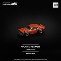 Thumbnail for Pop Race 1:64 Nissan Skyline GT-R V8 Drift KENMERI Orange