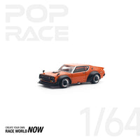 Thumbnail for Pop Race 1:64 Nissan Skyline GT-R V8 Drift KENMERI Orange
