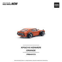 Thumbnail for Pop Race 1:64 Nissan Skyline GT-R V8 Drift KENMERI Orange