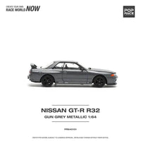 Thumbnail for Pop Race 1:64 Nissan Skyline GT-R32 GUN GREY METALLIC