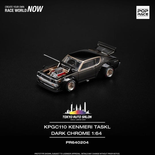 Pop Race 1:64 Mitsubishi Evolution IV Steel Silver – Little