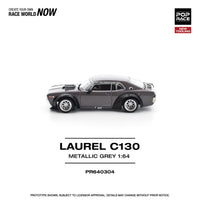 Thumbnail for Pop Race 1:64 Nissan Skyline Laurel C130 Metallic Grey