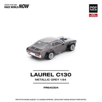 Thumbnail for Pop Race 1:64 Nissan Skyline Laurel C130 Metallic Grey