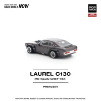 Thumbnail for Pop Race 1:64 Nissan Skyline Laurel C130 Metallic Grey
