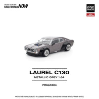Thumbnail for Pop Race 1:64 Nissan Skyline Laurel C130 Metallic Grey