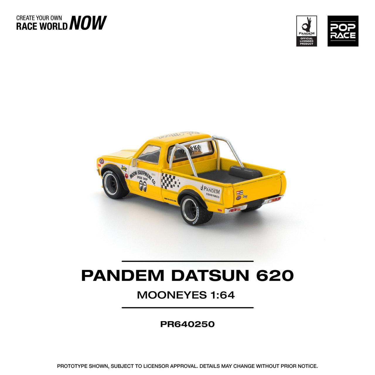 Pop Race 1:64 Pandem Datsun 620 Mooneyes
