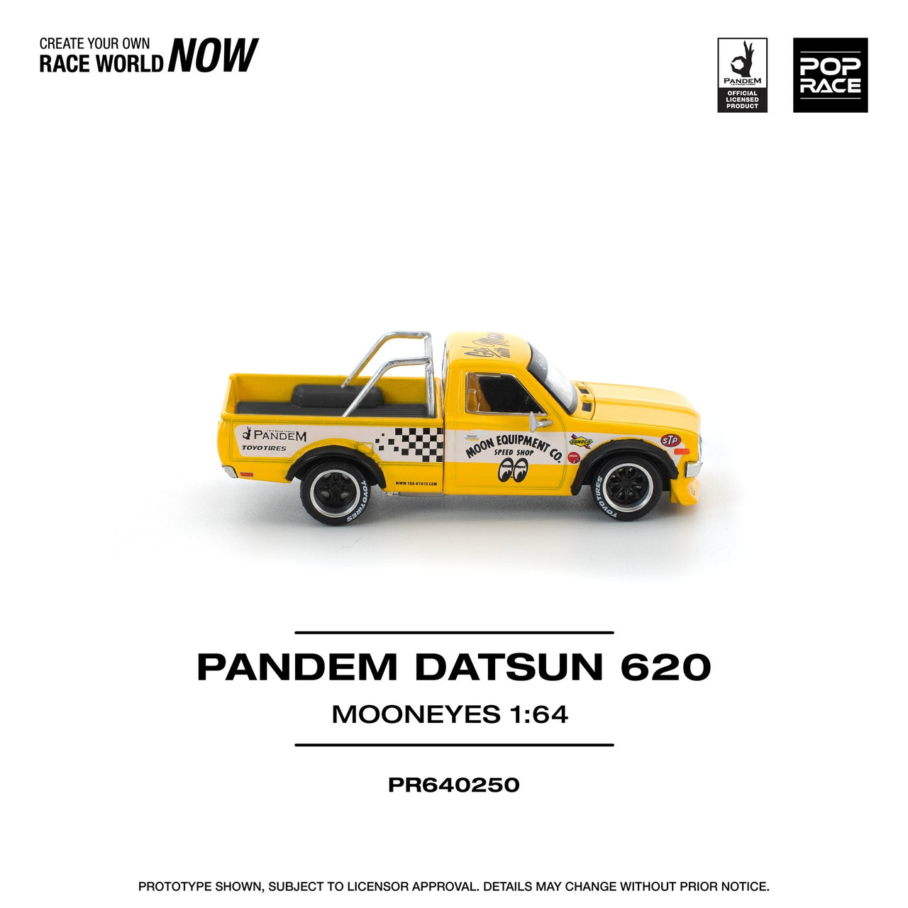 Pop Race 1:64 Pandem Datsun 620 Mooneyes