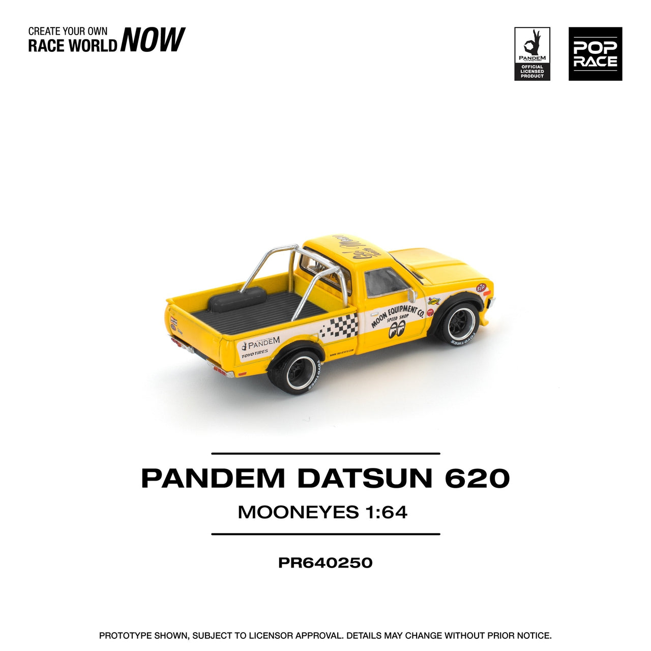 Pop Race 1:64 Pandem Datsun 620 Mooneyes
