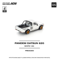 Thumbnail for Pop Race 1:64 Pandem Datsun 620 White