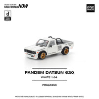 Thumbnail for Pop Race 1:64 Pandem Datsun 620 White