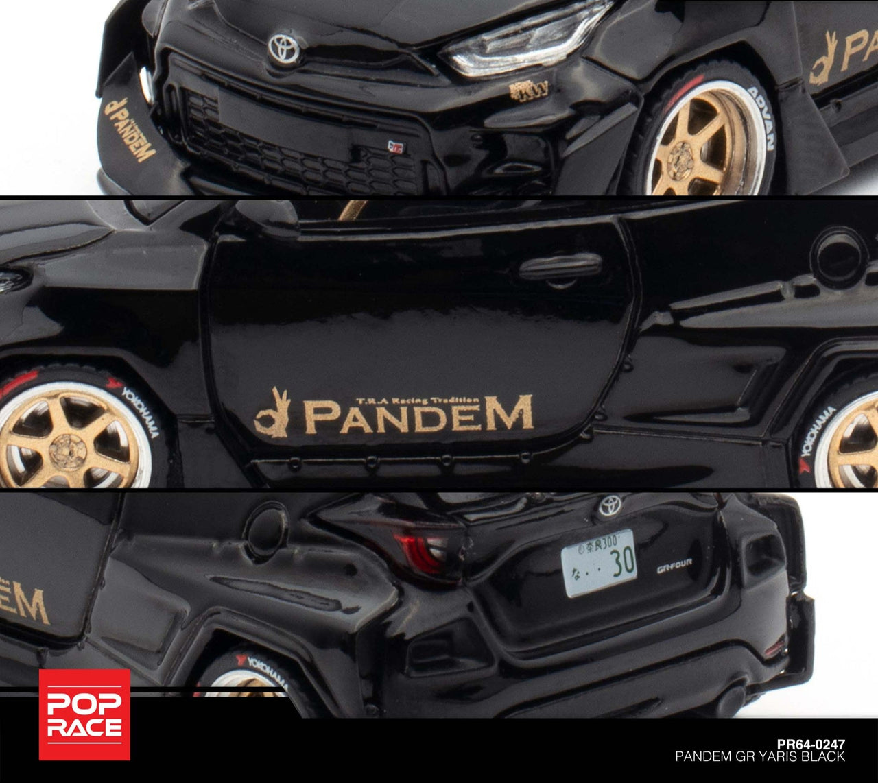 Pop Race 1:64 Pandem GR Yaris Philippines Exclusive
