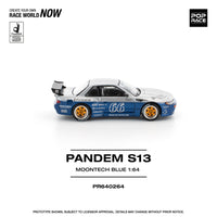 Thumbnail for Pop Race 1:64 Pandem Nissan Silvia S13 MOONTECH BLUE