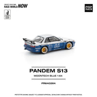 Thumbnail for Pop Race 1:64 Pandem Nissan Silvia S13 MOONTECH BLUE