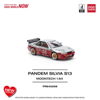 Thumbnail for Pop Race 1:64 Pandem Nissan Silvia S13 - MOONTECH RED NEW TOOLING