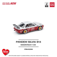 Thumbnail for Pop Race 1:64 Pandem Nissan Silvia S13 - MOONTECH RED NEW TOOLING