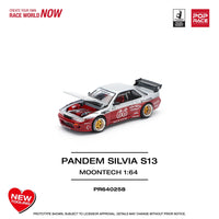 Thumbnail for Pop Race 1:64 Pandem Nissan Silvia S13 - MOONTECH RED NEW TOOLING