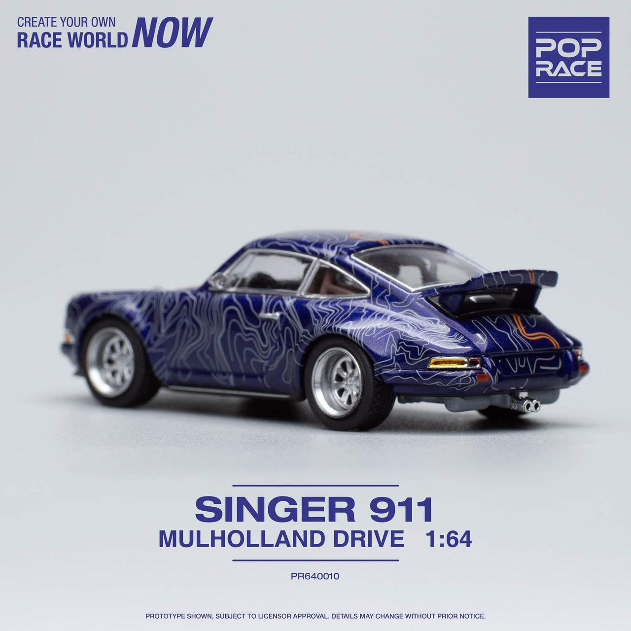 Pop Race 1:64 Porsche Singer Mulholland Drive