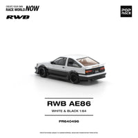 Thumbnail for Pop Race 1:64 RWB Toyota AE86 Die-Cast Model – White & Black Pre-Order