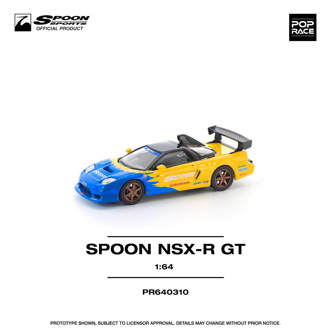 Pop Race 1:64 Spoon Honda NSX-R GT
