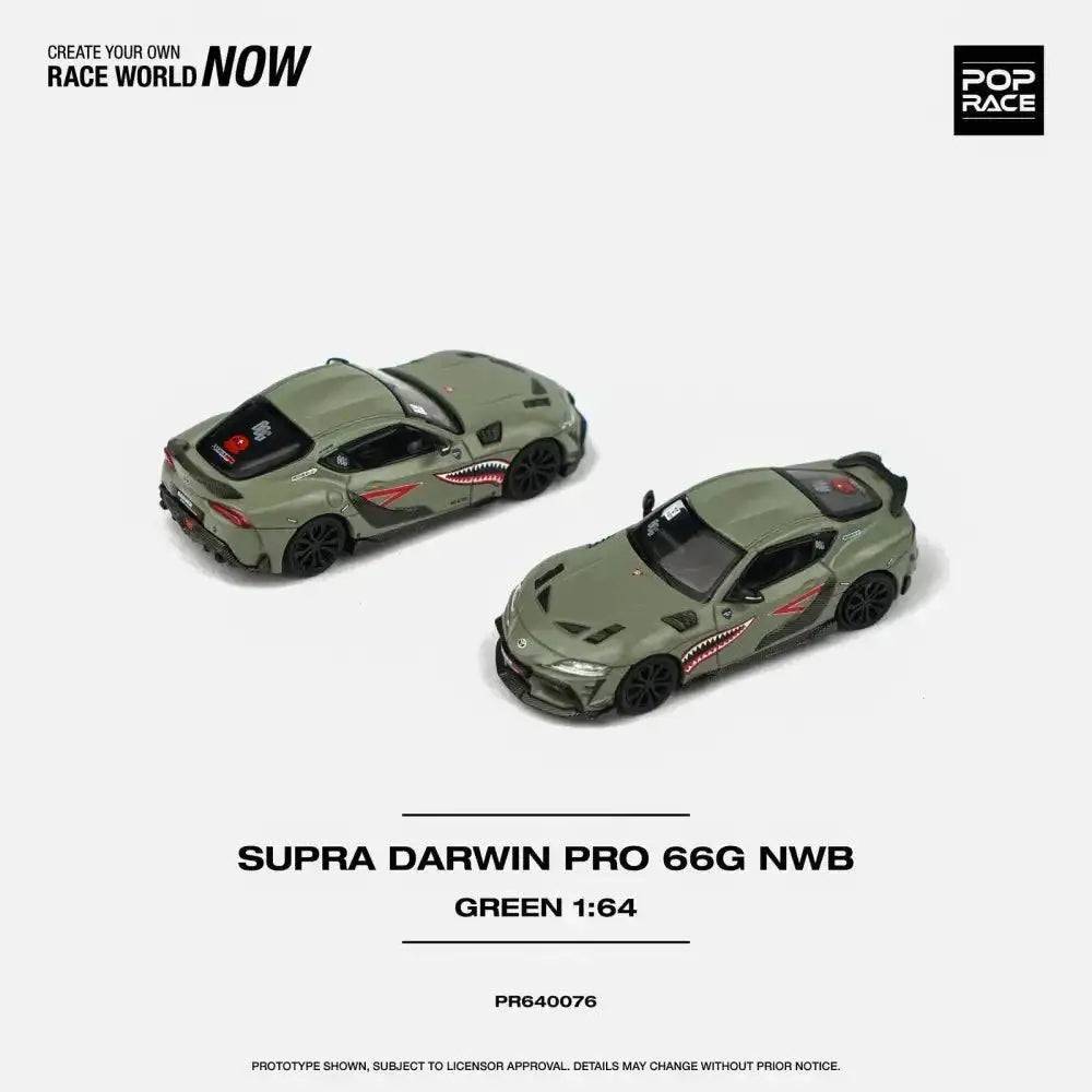 Pop Race 1:64 Toyota Supra DARWIN PRO 66G NWB