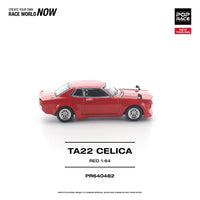 Thumbnail for Pop Race 1:64 Toyota TA22 Celica Die-Cast Model – Classic Red Pre-Order