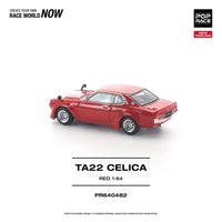 Thumbnail for Pop Race 1:64 Toyota TA22 Celica Die-Cast Model – Classic Red Pre-Order