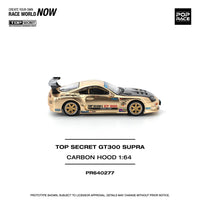 Thumbnail for Pop Race 1:64 Toyota TOP SECRET GT300 CHROME GOLD / CARBON HOOD