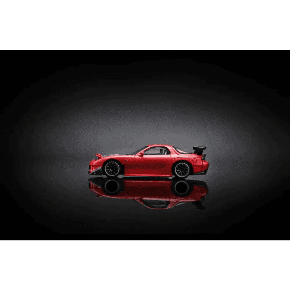 Pop Race x Enigma 1:64 Mazda RX-7 FD3s Widebody Metallic Red