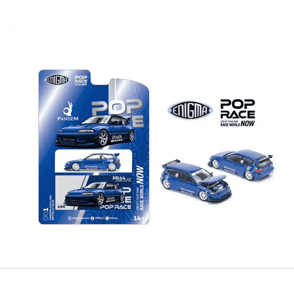 PRE-ORDER) Pop Race x Enigma 1:64 Pandem Honda Civic