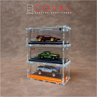 Thumbnail for COVAL RBX-101-3PK Acrylic Display Case for Standard Hot Wheels RLC Boxed Cars *Stackable