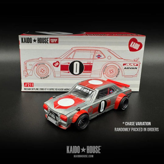 Mini GT x Kaido House 1:64 Nissan Skyline 2000 GT-R Kaido Works V2