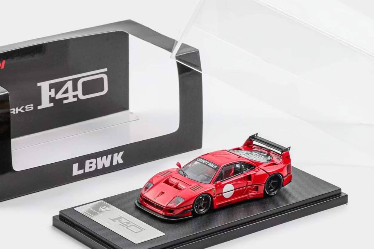 Star Model 1:64 LBWK Ferrari F40 Red