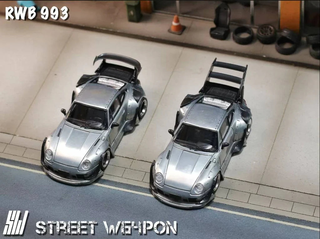 Street Weapon 1:64 Porsche RWB993 RAW