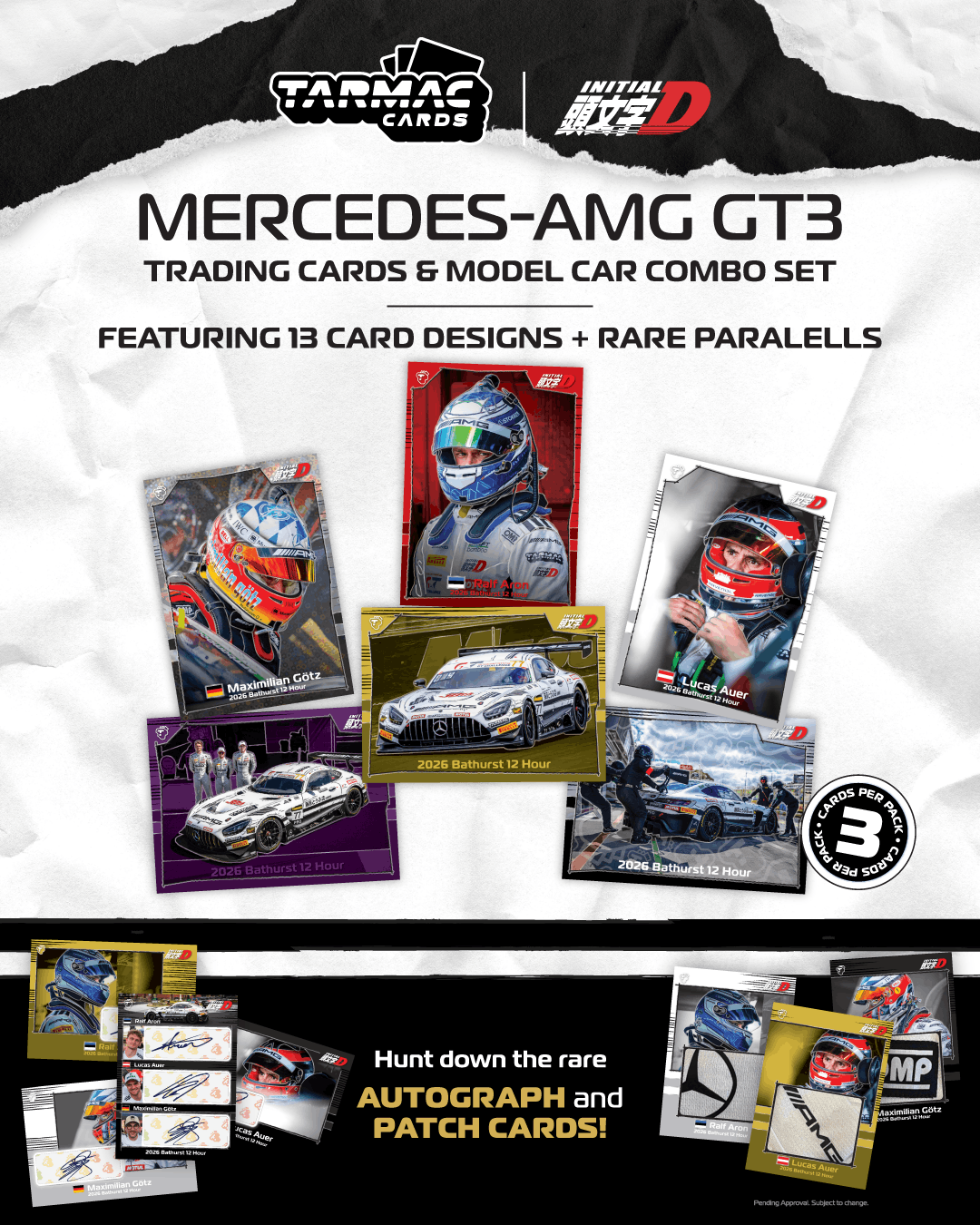 (PRE-ORDER) Tarmac Works 1:64 Tarmac Works 1:64 Mercedes-AMG GT3, Bathurst 12h 2026, Craft-Bamboo Racing