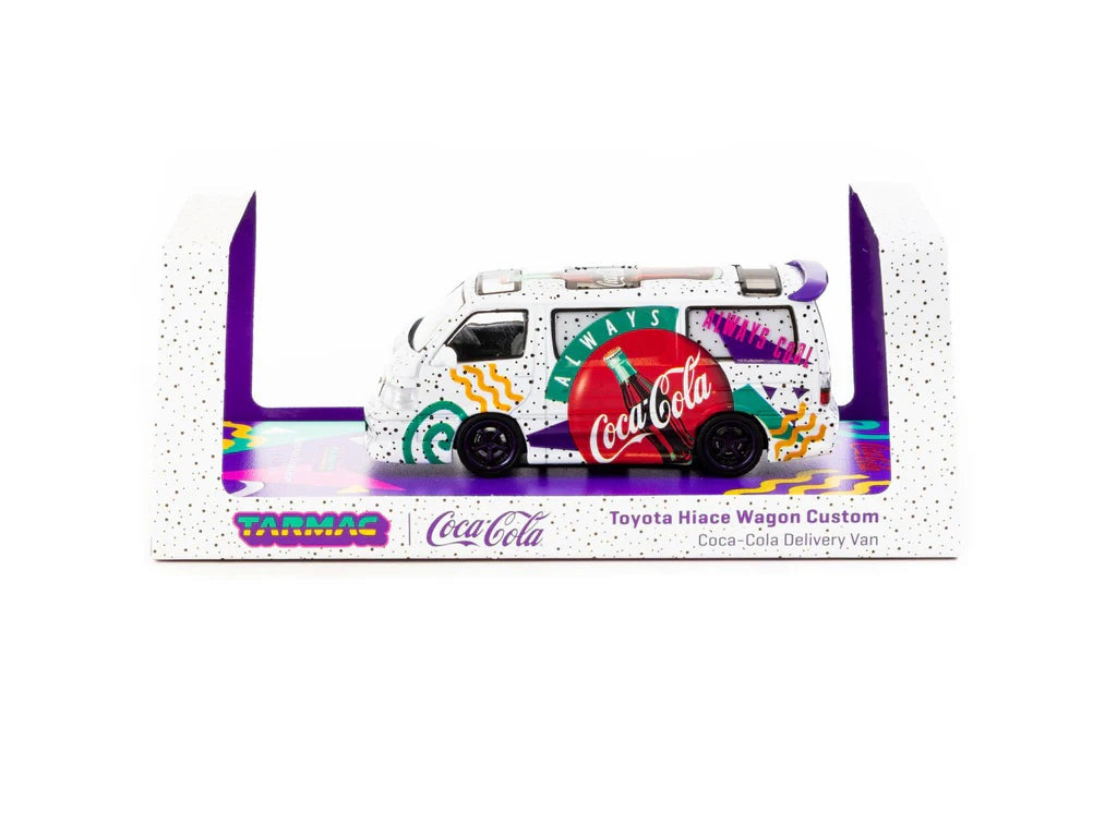 Tarmac Works 1:64 Toyota Hiace Custom Coca Cola Delivery Van