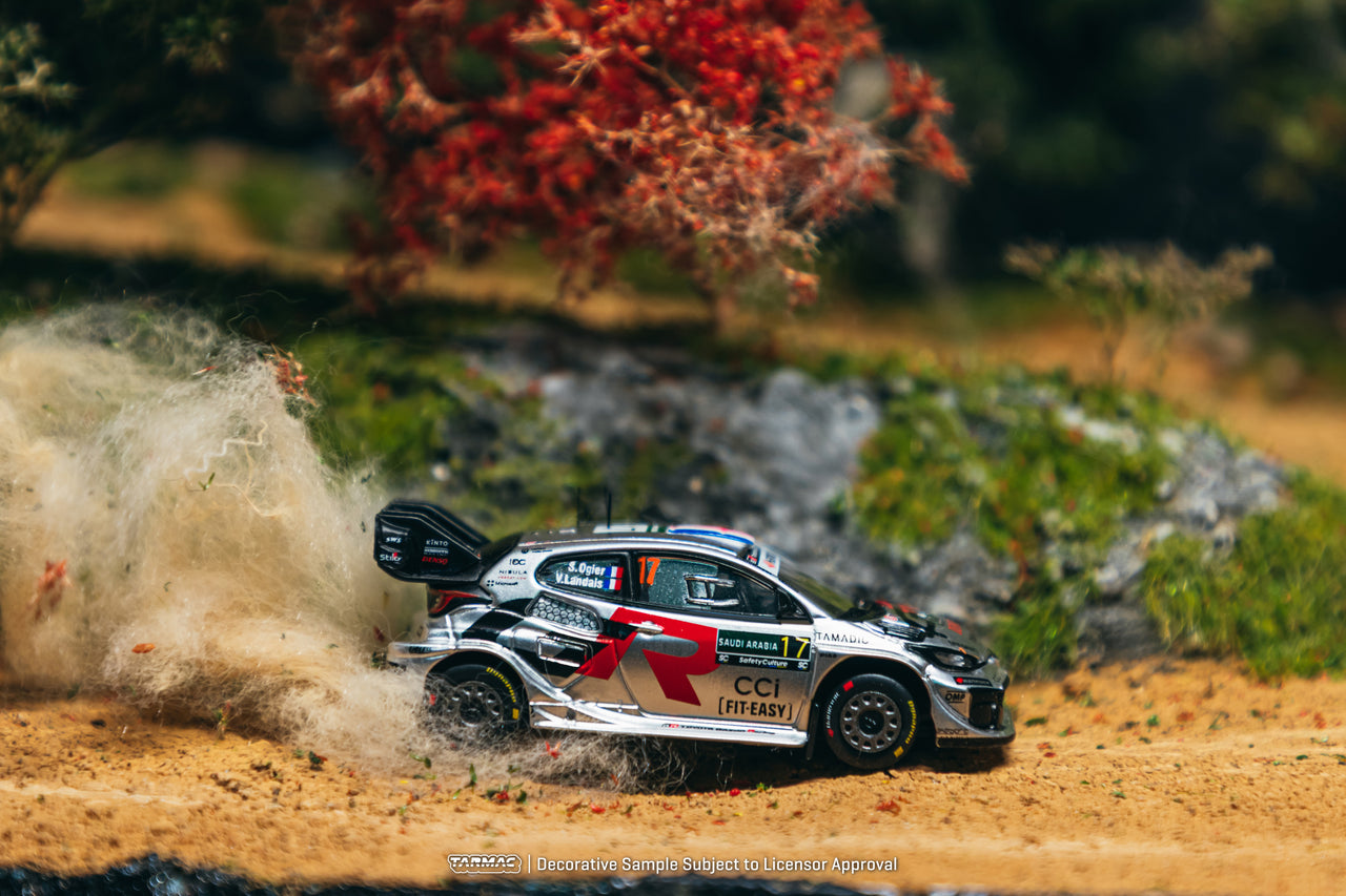 (PRE-ORDER) Tarmac Works 1:64 Toyota GR YARIS Rally1 HYBRID, Rally Saudi Arabia 2025, WRC World Champion