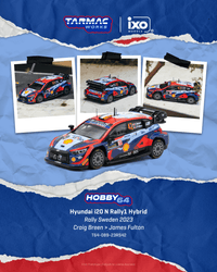 Thumbnail for (PRE-ORDER) Tarmac Works 1:64 Hyundai i20 N Rally1 Hybrid, Rally Sweden 2023