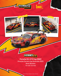 Thumbnail for (PRE-ORDER) Tarmac Works 1:64 Porsche 911 GT3 Cup (992), Porsche Carrera Cup Australia 2025, Brett Boulton