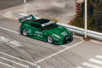 Thumbnail for (PRE-ORDER) Tarmac Works 1:64 LB-Silhouette WORKS GT NISSAN 35GT-RR, Emerald green
