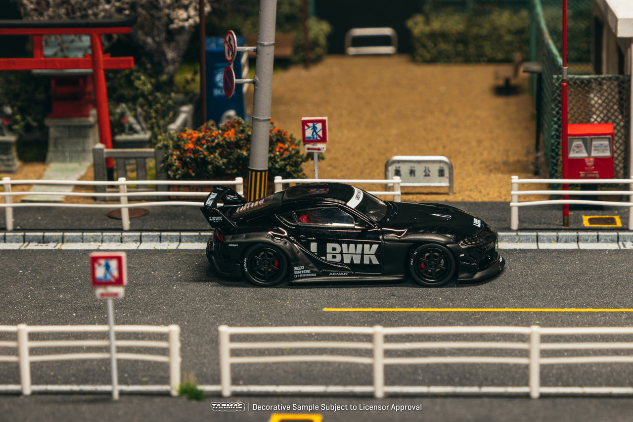 (PRE-ORDER) Tarmac Works 1:64 LB-WORKS TOYOTA SUPRA (A90), Black