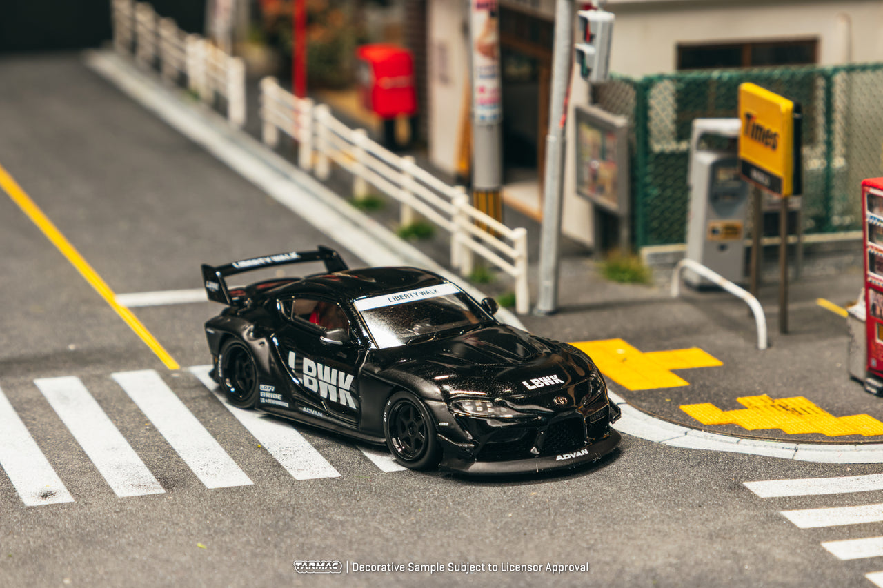 (PRE-ORDER) Tarmac Works 1:64 LB-WORKS TOYOTA SUPRA (A90), Black