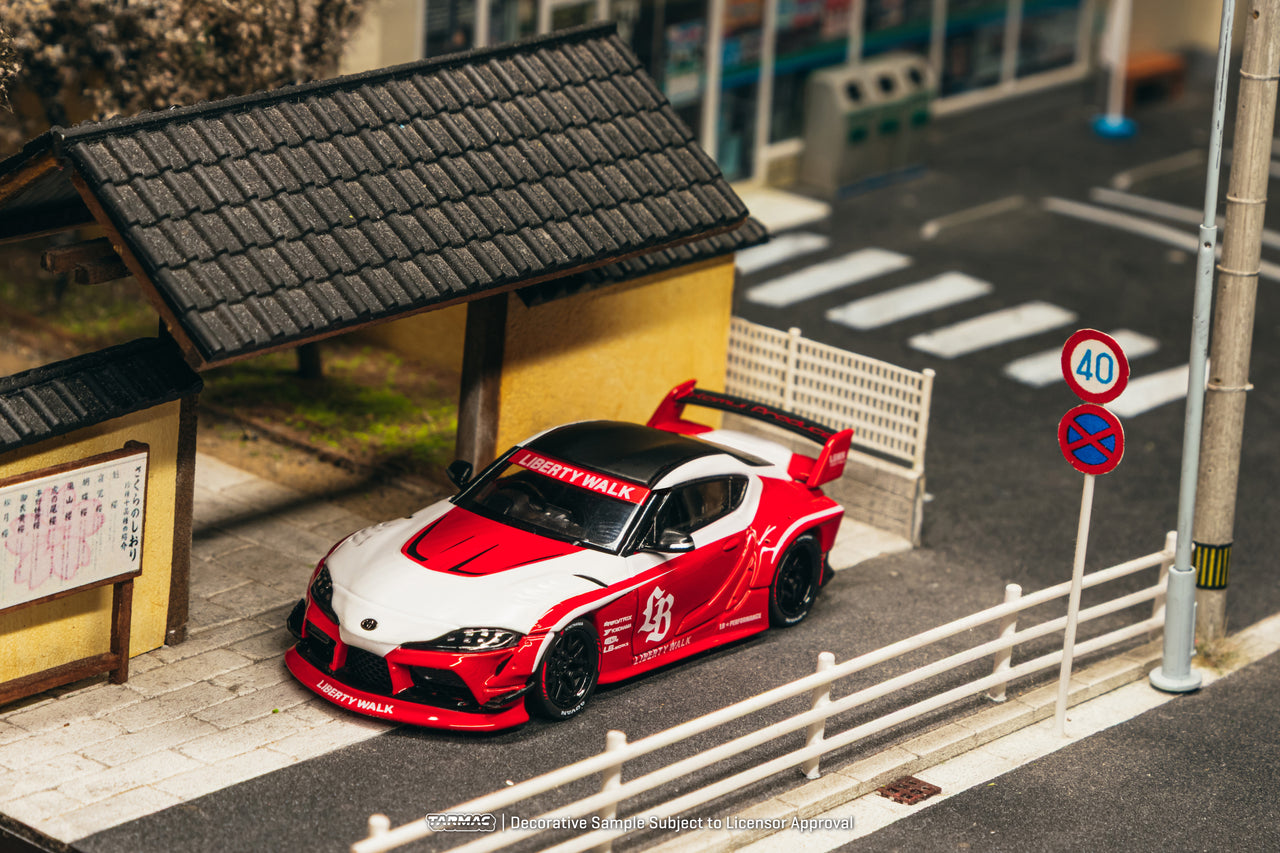(PRE-ORDER) Tarmac Works 1:64 LB-WORKS TOYOTA SUPRA (A90), Red