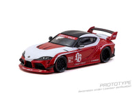 Thumbnail for (PRE-ORDER) Tarmac Works 1:64 LB-WORKS TOYOTA SUPRA (A90), Red