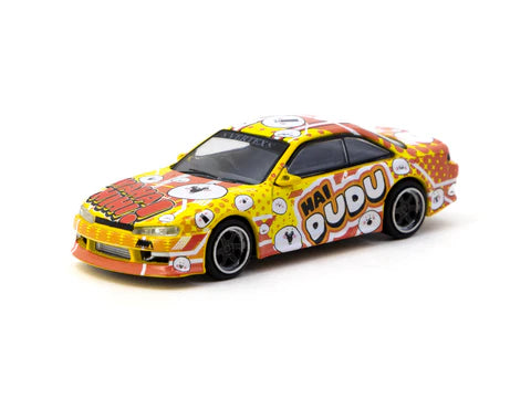 Tarmac Works 1:64 VERTEX Nissan Silvia S14 Hai Dudu - IMX Special Edition