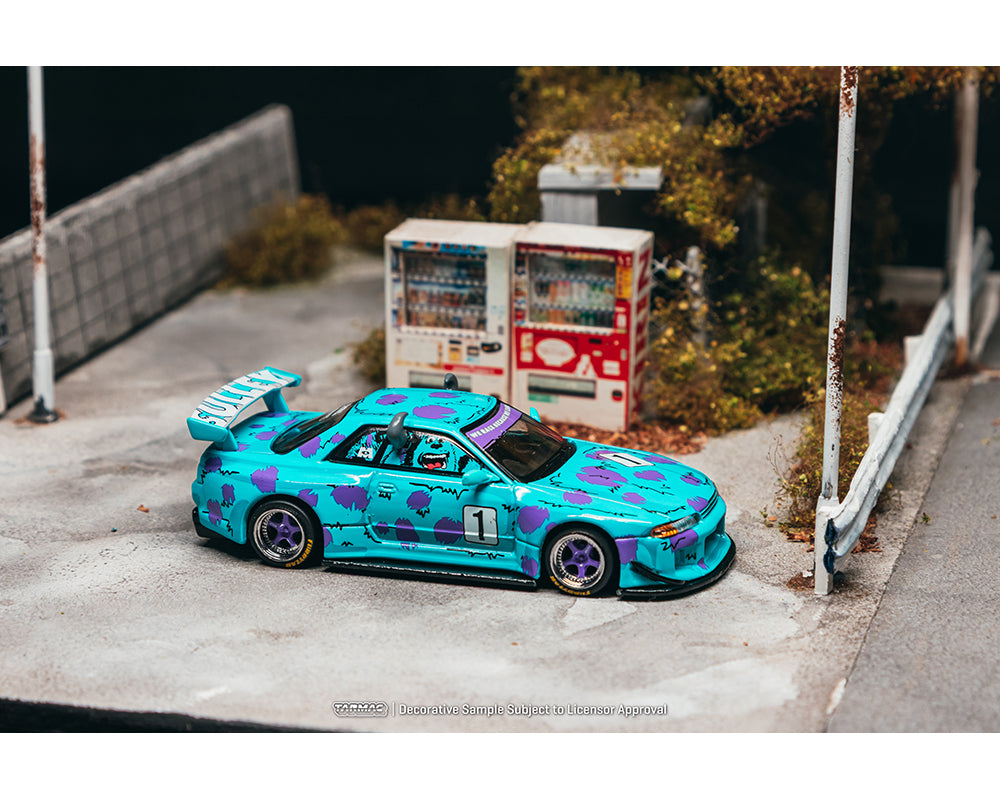(PRE-ORDER)Tarmac Works 1:64 Nissan Skyline GT-R R32 Widebody Jonsibal Disney Sulley