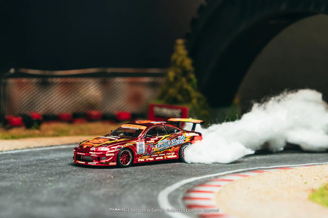 Tarmac Works 1:64 VERTEX Ridge TE3006 Soarer Chrome Red - Tokyo Auto Salon 2026 Special