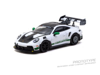 Thumbnail for (PRE-ORDER) Tarmac Works x Minichamps 1:64 Porsche GT3RS(992.1) MR, White Green