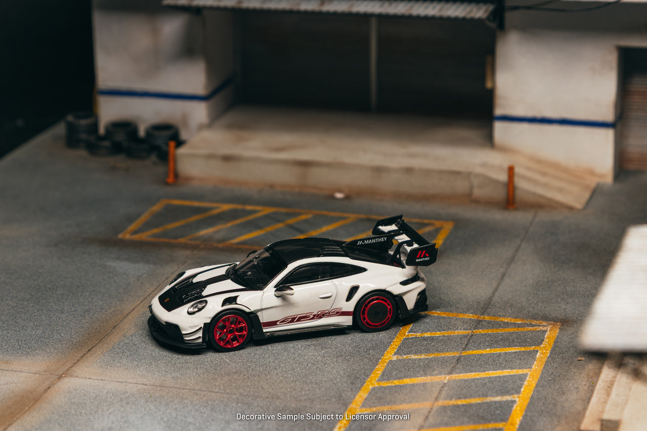 (PRE-ORDER) Tarmac Works x Minichamps 1:64 Porsche GT3RS MR Special Edition White