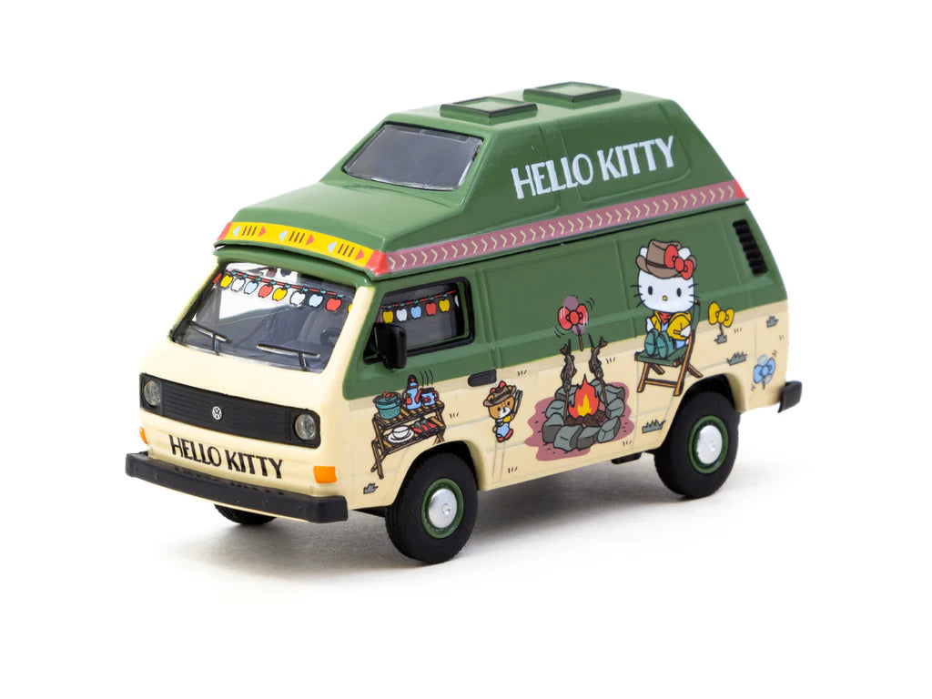 Tarmac Works 1:64 Schuco Volkswagen T3 Camper Van Hello Kitty